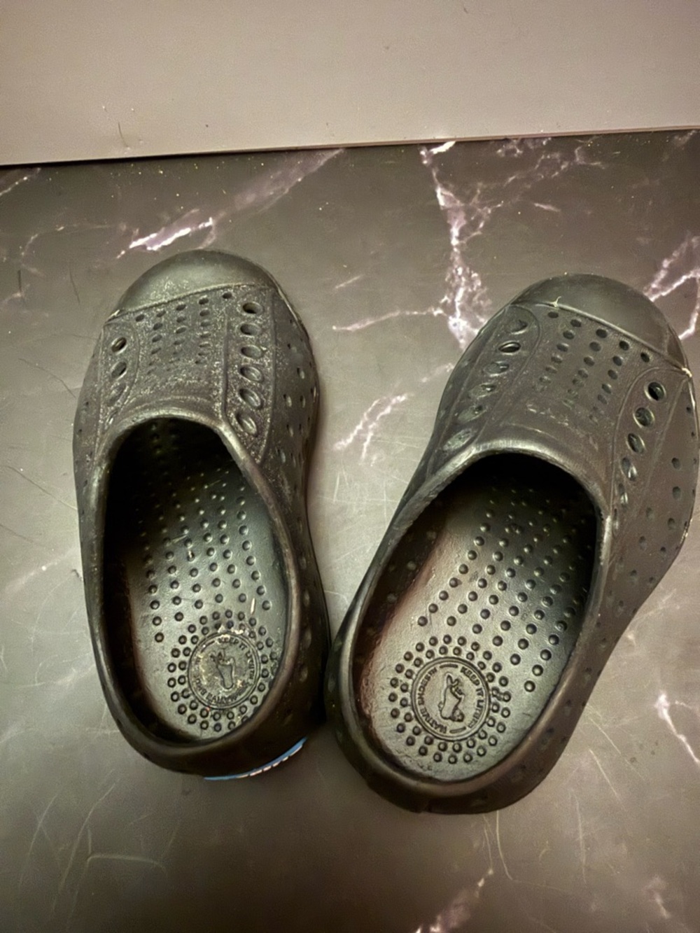 Native Kids Slip-On Water Shoes in Black - Picture 6 of 6